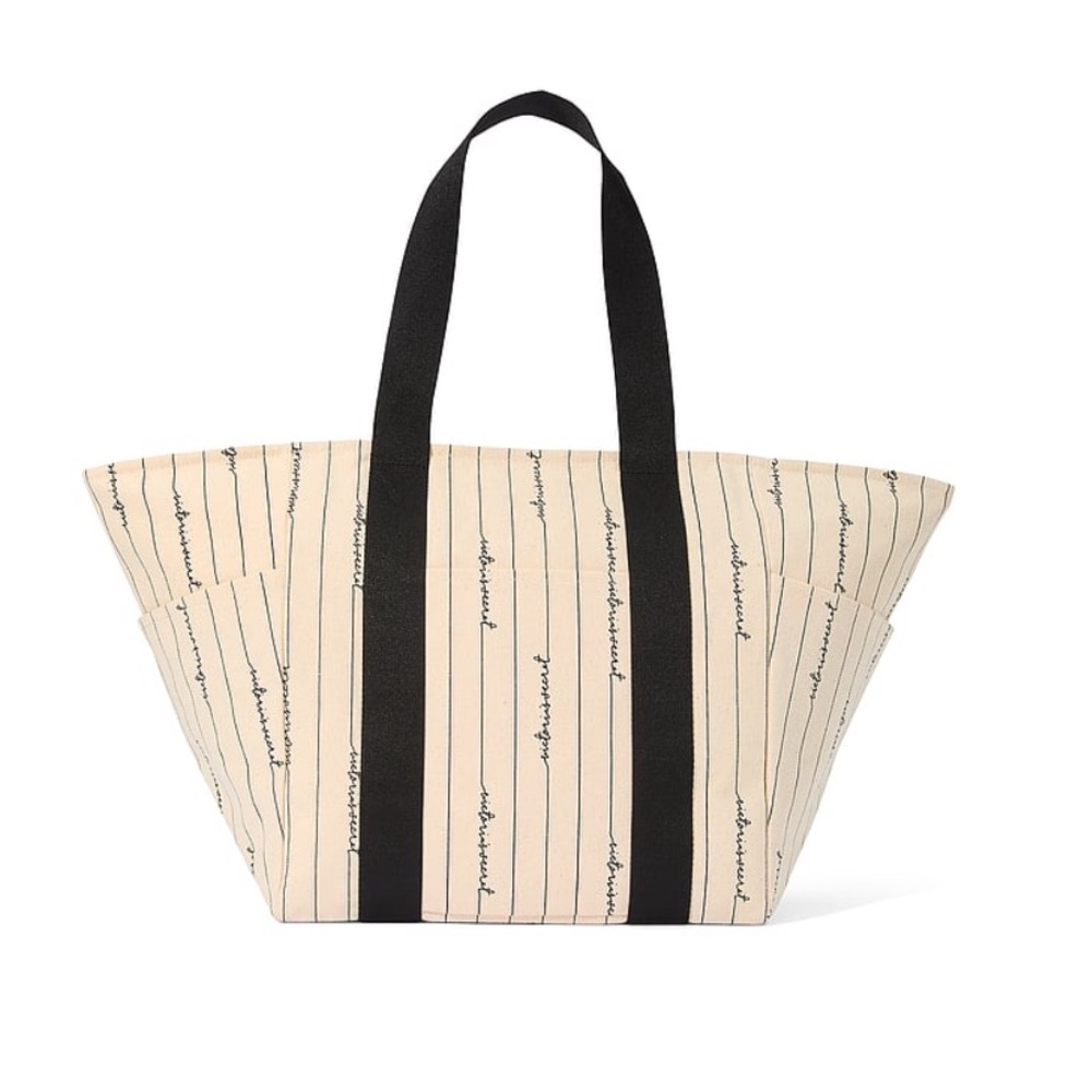 VICTORIA'S SECRET Large Canvas Tote Bag